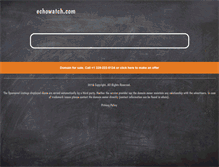 Tablet Screenshot of echowatch.com